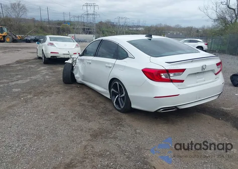 2022 Honda Accord Sport из США, поврежденный, VIN 1HGCV1F3XNA028963